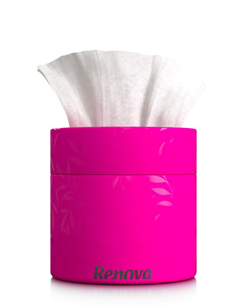 Pa&ntilde;uelos Blancos Caja Fucsia